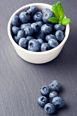 Blueberries in a bowl 