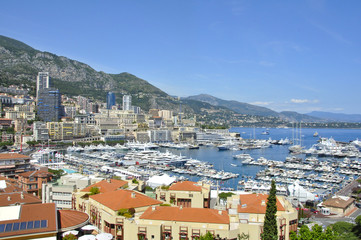 Fototapeta na wymiar Baie de Monaco