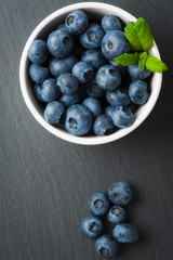 Blueberries in a bowl 
