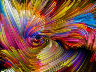 Wandaufkleber Color Vortex Backdrop © agsandrew