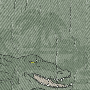 Scene crocodile