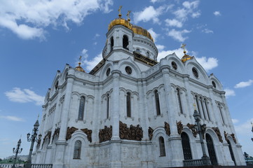 Cathedral of Christ the Savior in Moscow, Russia