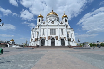 Cathedral of Christ the Savior in Moscow, Russia