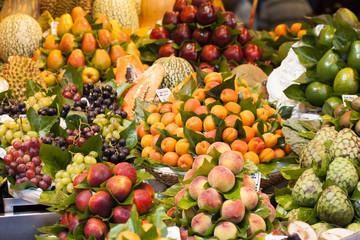 Fruits on the market stall