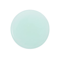 Blue color cosmetic gel drop on background