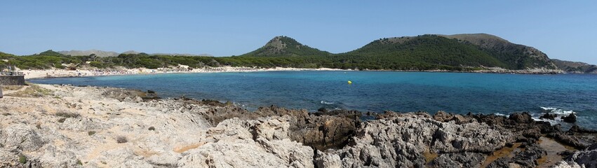 Playa de cala ratjada en mallorca
