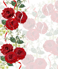 background of flowers roses