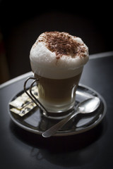 Latte from a small café in Paris