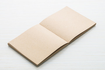 Blank notebook mock up