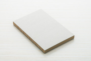 Blank notebook mock up