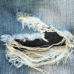 denim jeans with old torn of fashion jeans design