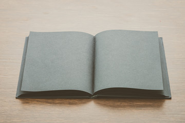 Blank notebook mock up