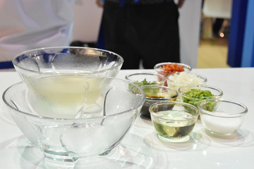 prepare seasoning on table