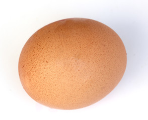 Close-up egg on white background © surakit