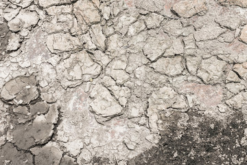 Cracked clay textured background