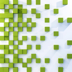abstract green geometrical background