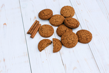 Tasty oat cookies