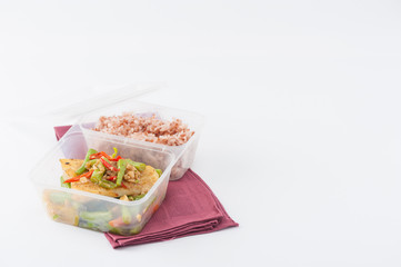 Clean food lunch box