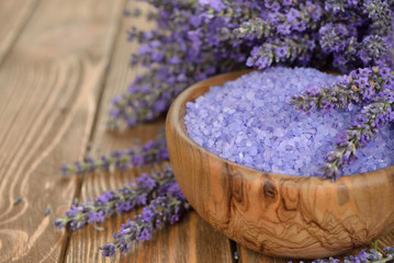 Sea salt with lavender