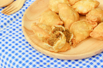 Tasty of curry puff