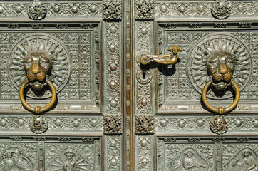 Details Tür Kölner Dom
