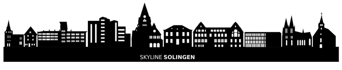 Obraz premium Skyline Solingen