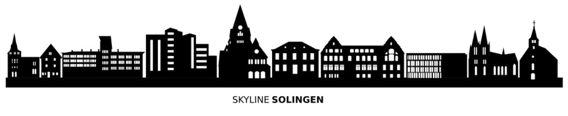 Obraz premium Skyline Solingen