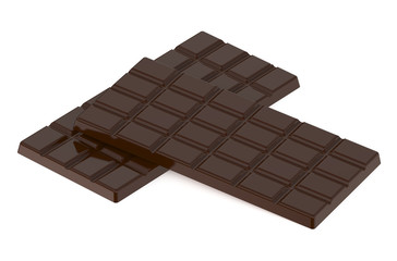 two chocolate bars