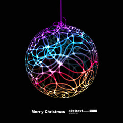 Abstract technology lines vector background