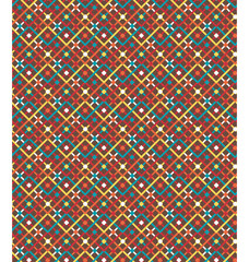 Seamless bright fun abstract modern pattern