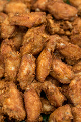 Fried Chicken wings on street food