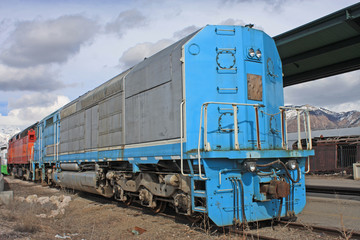 Obraz premium vintage rail truck