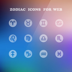 Zodiac icons for your design