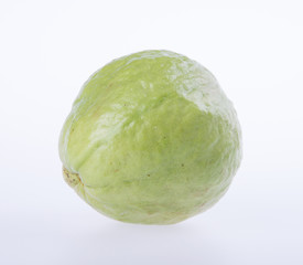 Guava (tropical fresh guava) on white background.