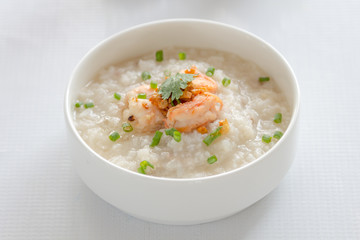 rice porridge with shrimp