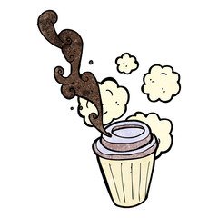 cartoon coffe cup