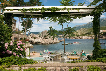 The small village of Przno in Montenegro