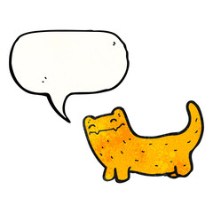 cat talking cartoon