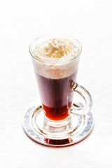coffee with whipped cream