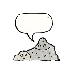 cartoon rocks