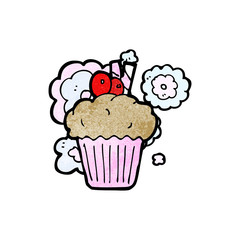 cartoon cupcake