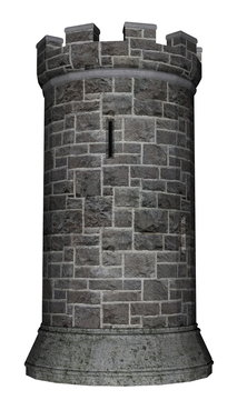Castle tower - 3D render