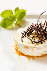 cheesecake with chocolate