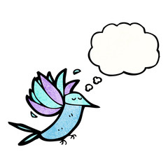 cartoon hummingbird