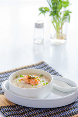 rice porridge with shrimp