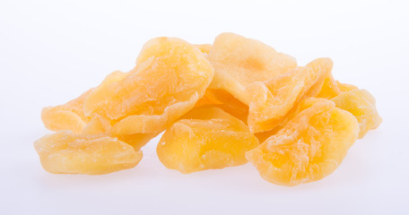 apple dry or dried apple slices on background.