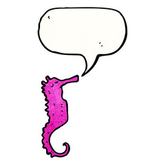 cartoon seahorse