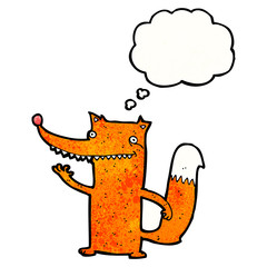 funny cartoon fox
