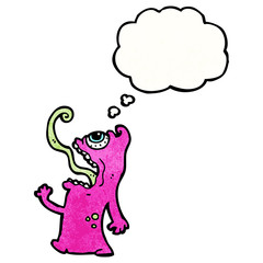 cartoon monster
