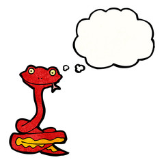friendly snake cartoon
